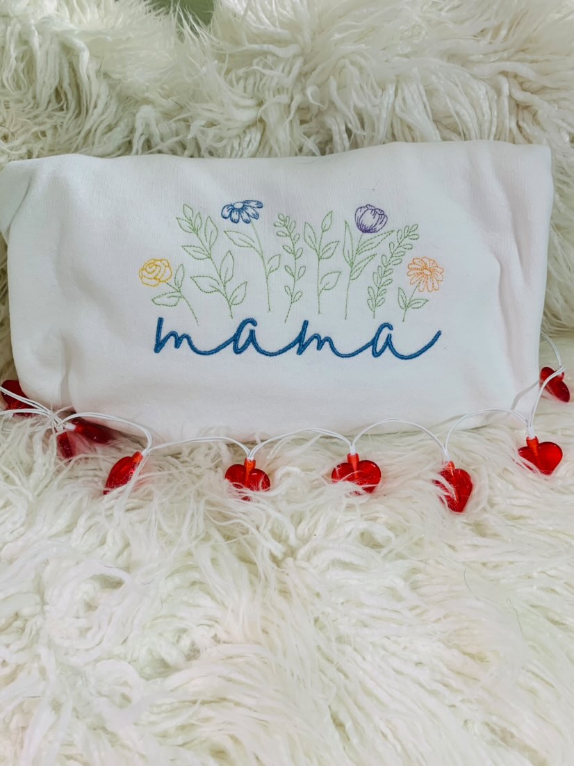 Mama Crewneck | Embroidery